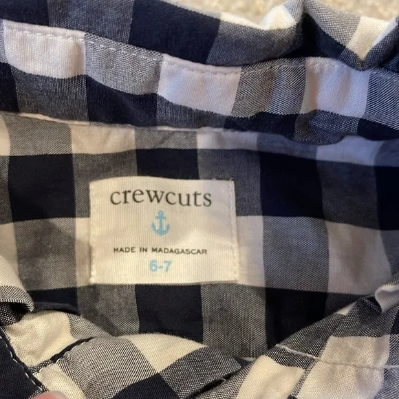 J Crew Kids Set of 3 short sleeve button down shirts, size 6-7 - Picture 4 of 7